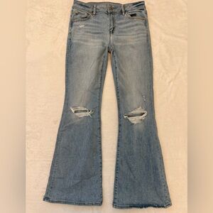 American Eagle Outfitters Light Blue Flare Jeans